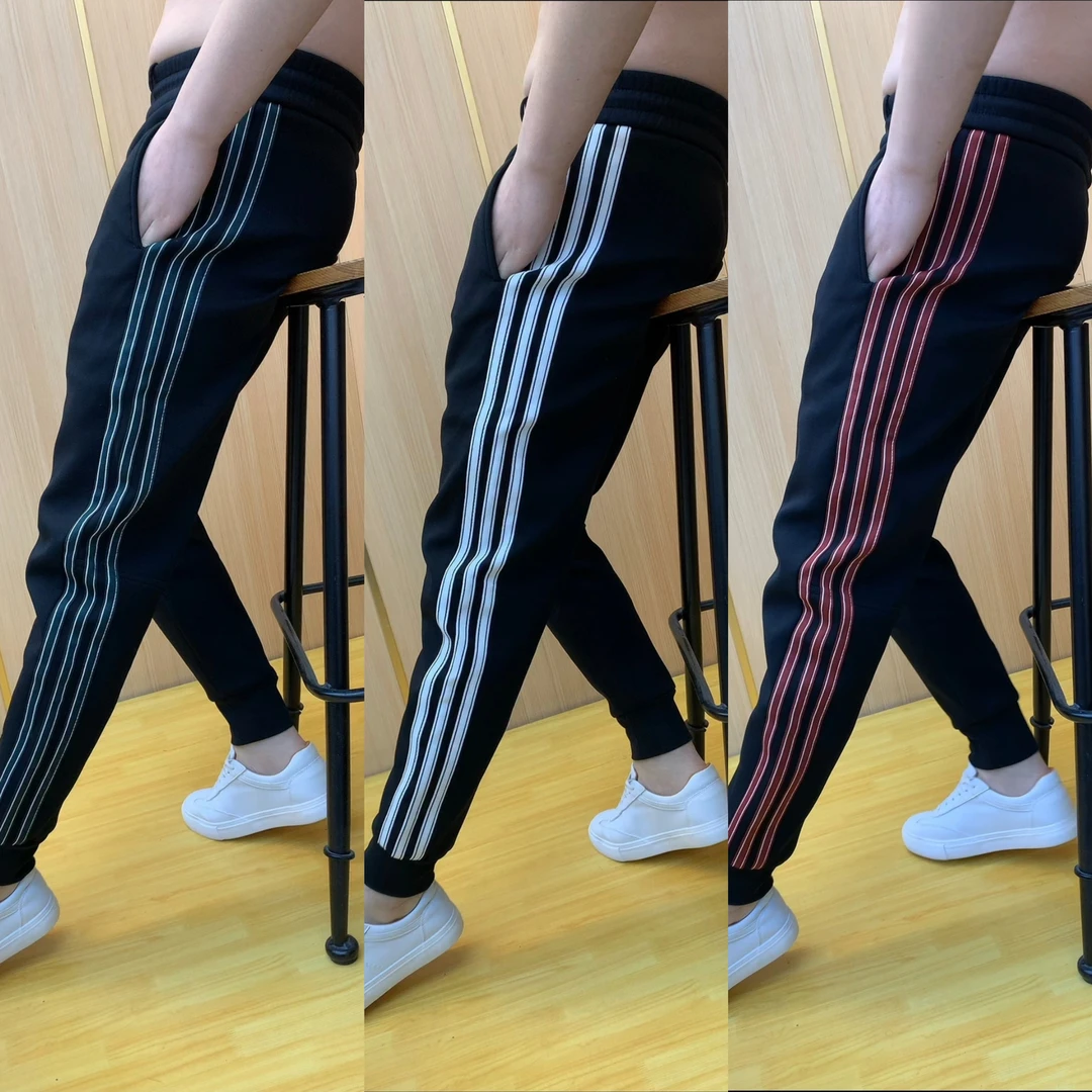 春季新款时尚百搭条纹休闲裤002