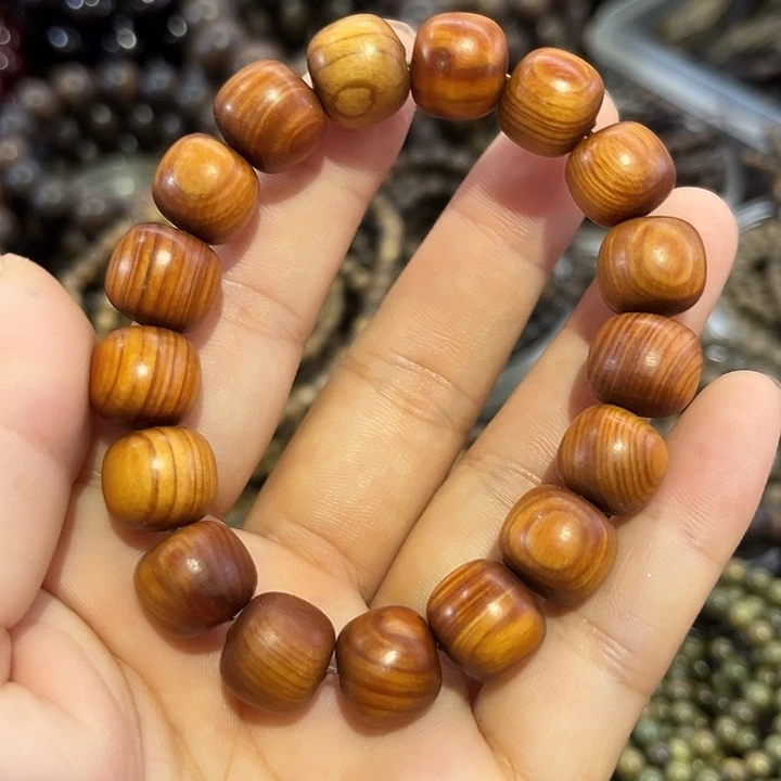 黑油料崖柏手串全品精选