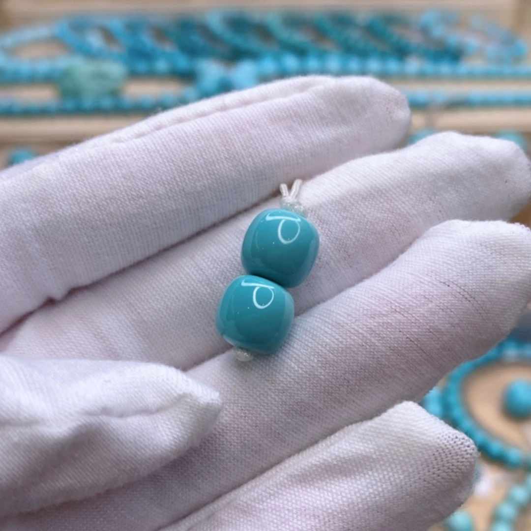 绿松石未镶嵌珠宝奇石9.5mm