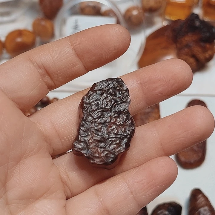 旧***话香榧木手把件手把件手把件