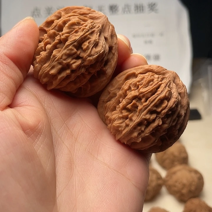 文玩核桃吊坠四座楼