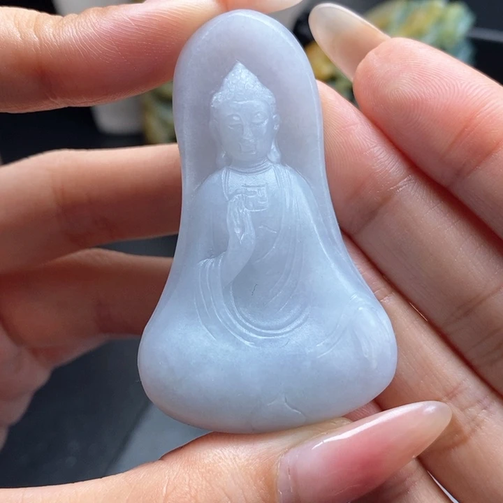 定制翡翠未镶嵌阿弥陀佛