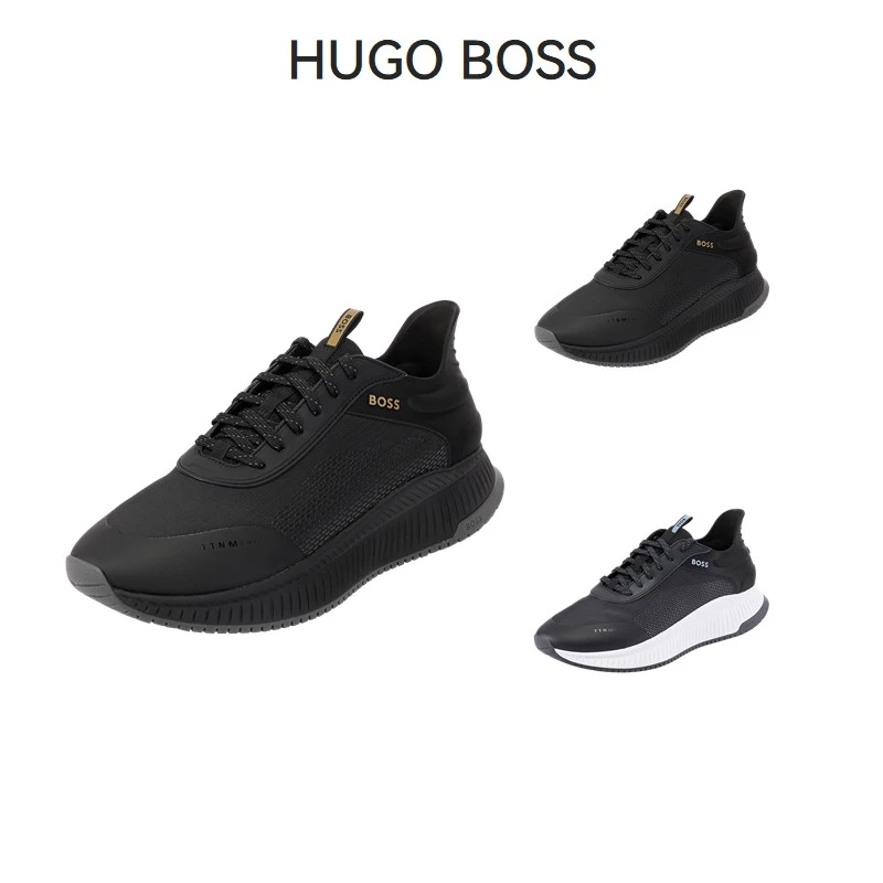 Hugo Boss雨果博斯【新品】男士厚底系带运动鞋跟高5cm 50536488