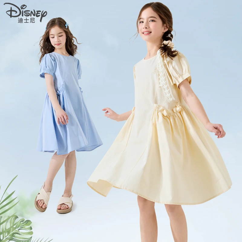女童连衣裙夏季纯棉儿童裙子2025新款夏装女孩公主裙中大童洋气