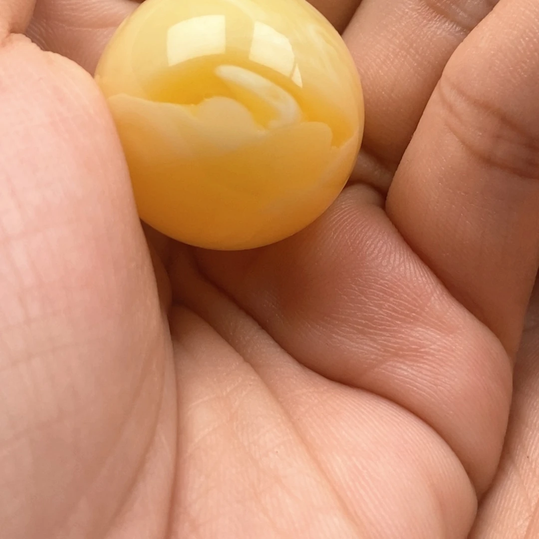 琥珀未镶嵌珠宝奇石蜜蜡圆珠