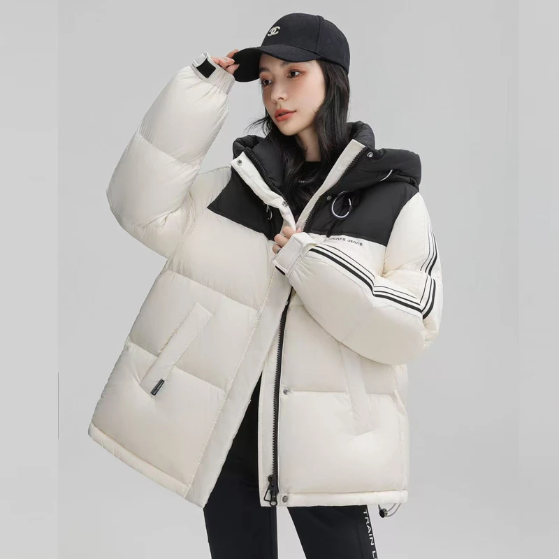 “暖宝宝”时尚休闲运动泡芙系列女款羽绒服1679865-MDD-B