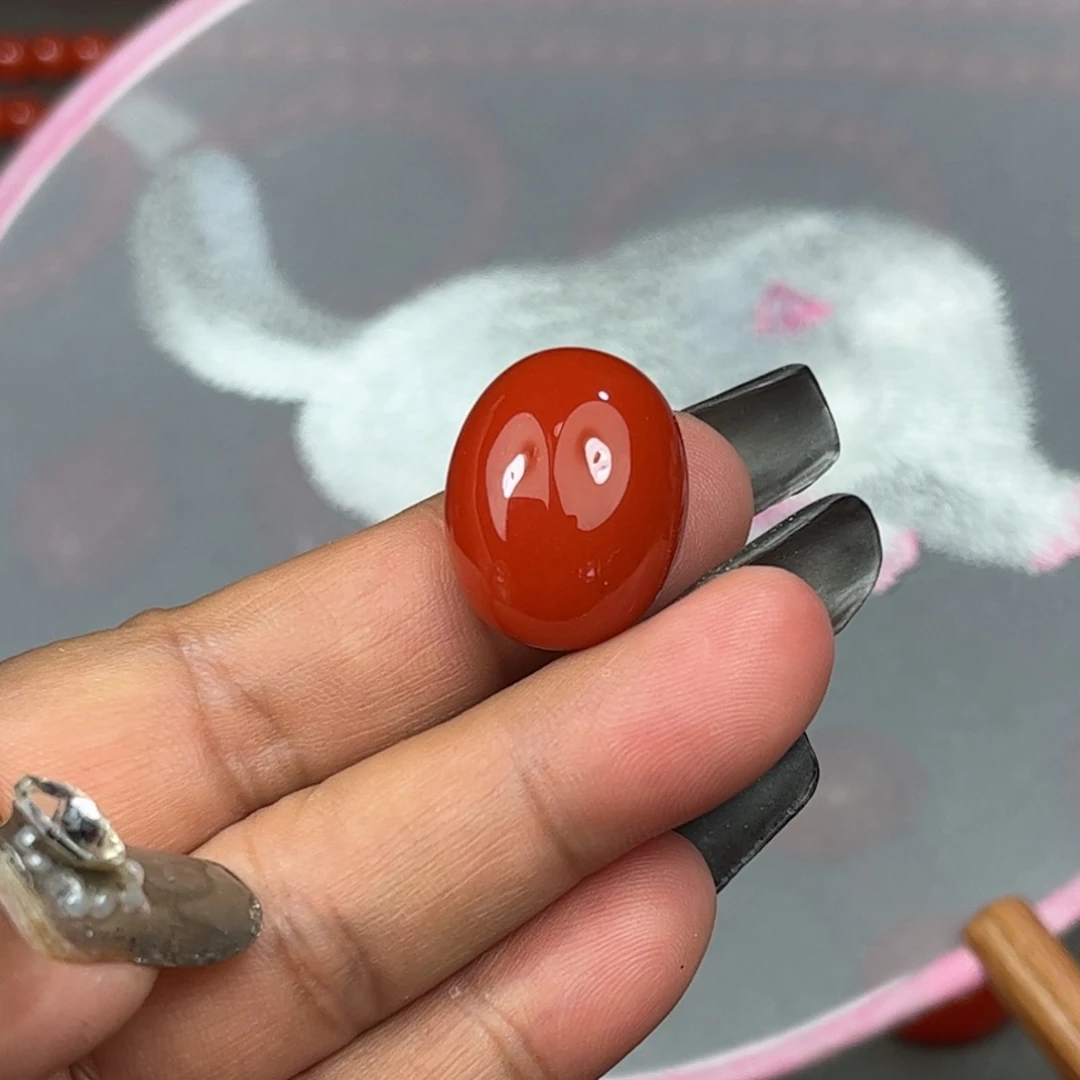 南红玛瑙未镶嵌戒面