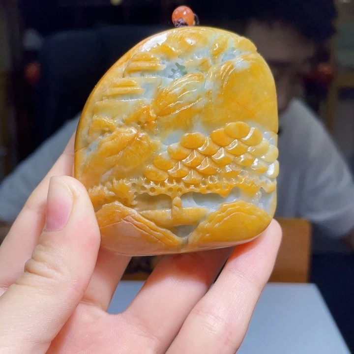 翡翠未镶嵌吊坠(不含链)S36