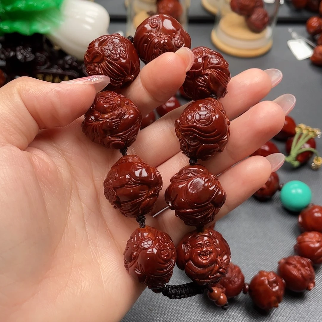 舍***6手串橄榄核财神手串