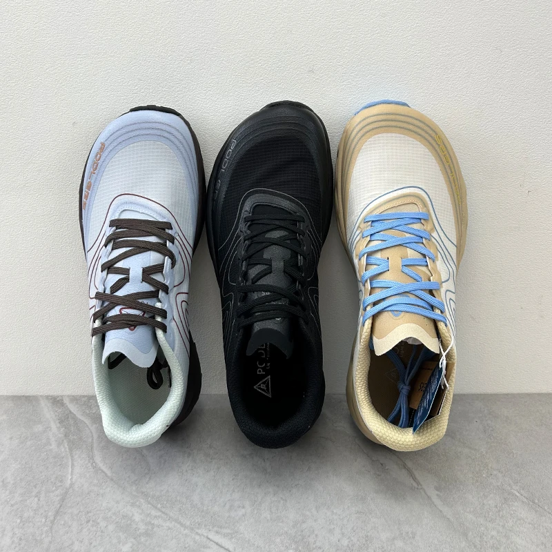 宽楦夜光冰丝单层网面透气耐磨减震全地形徒步越野跑鞋运动鞋户外