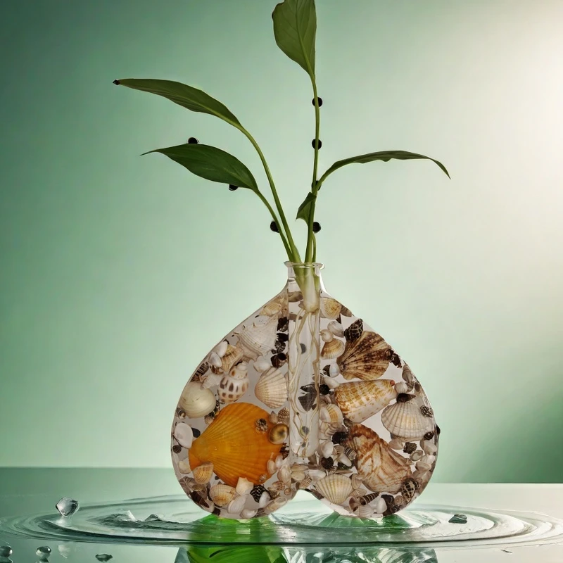 海螺贝壳玫瑰小夜灯创意浪漫七夕情人节礼品爱心生日礼物家居摆件