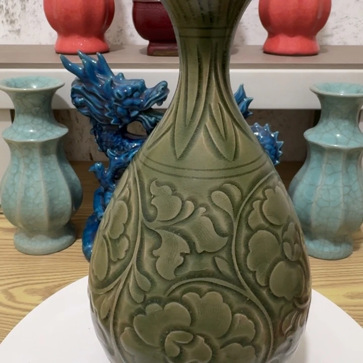 瓷片手工制作陶瓷摆件