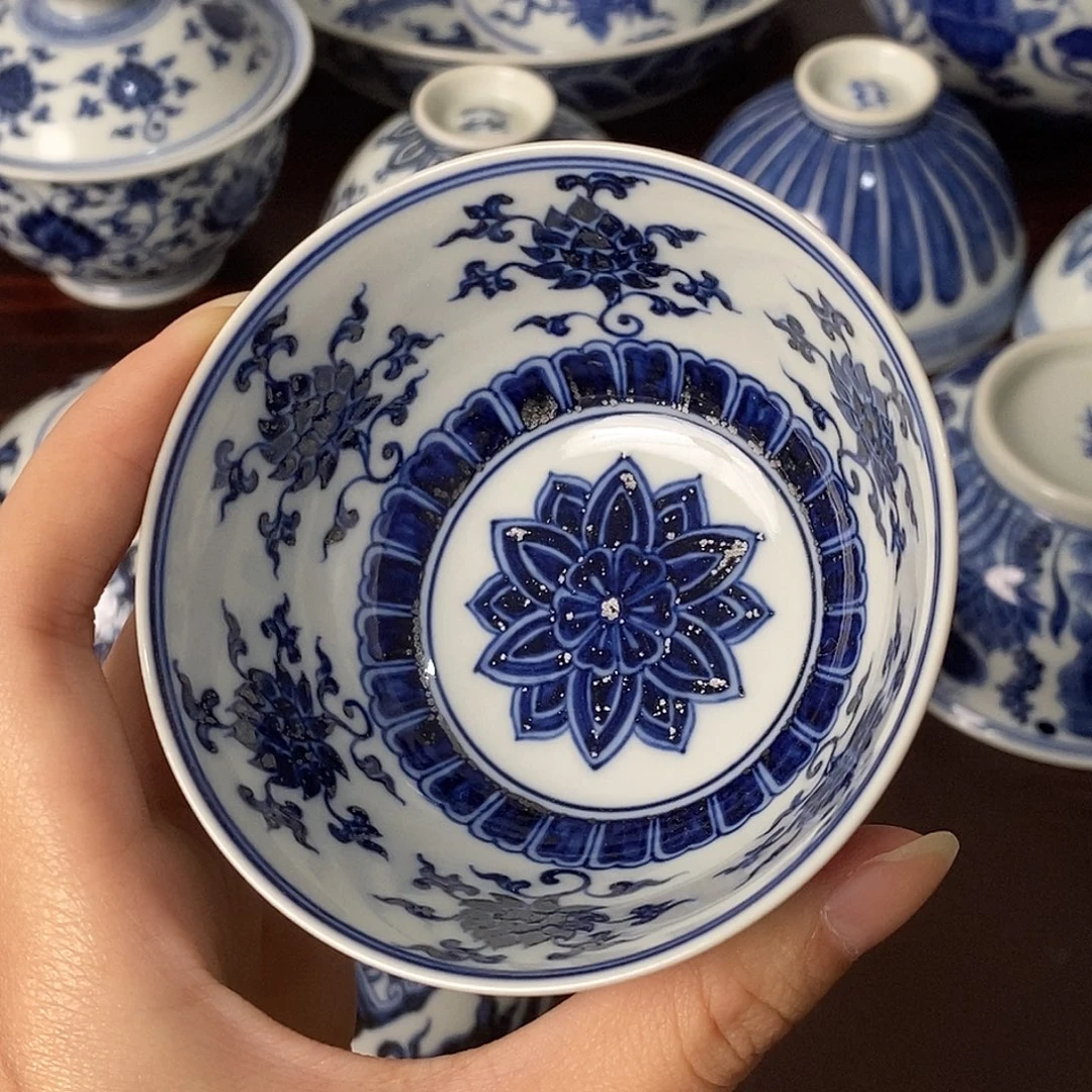 手工手绘柴窑杯