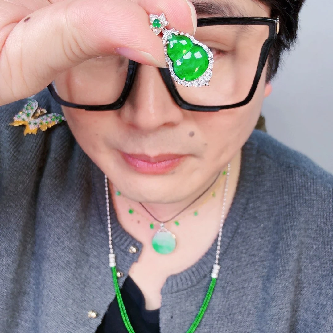 翡翠颈饰未镶嵌一个