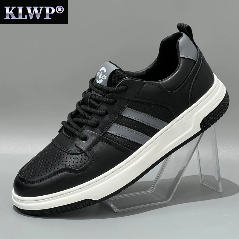 轻奢板鞋男2025秋季新款透气网眼小白鞋薄款百搭男士休闲鞋运动鞋