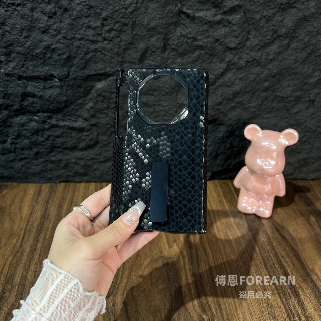 适用于华为matext手机壳三折叠屏xt双中轴真皮手机外壳保护套支架