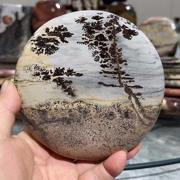 广西石木*广西国画石摆件