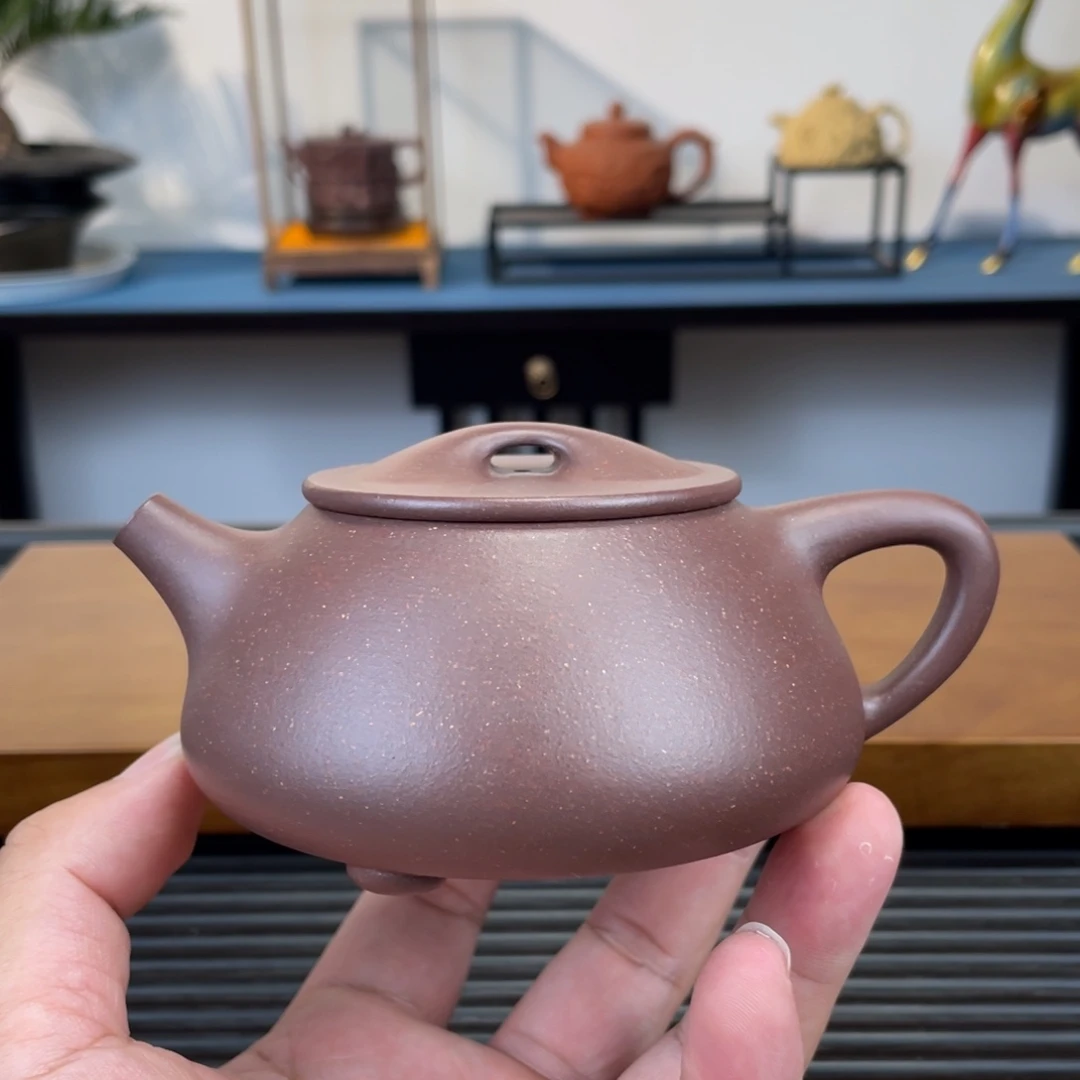 茶壶紫砂底槽青景舟石瓢230cc