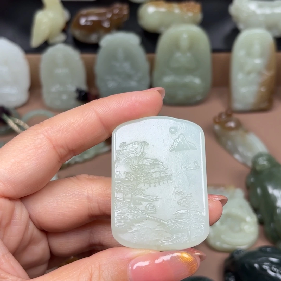 和田玉颈饰未镶嵌