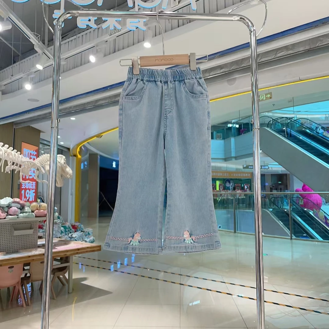 MOMOCO夏季新款女童牛仔裤77630350003