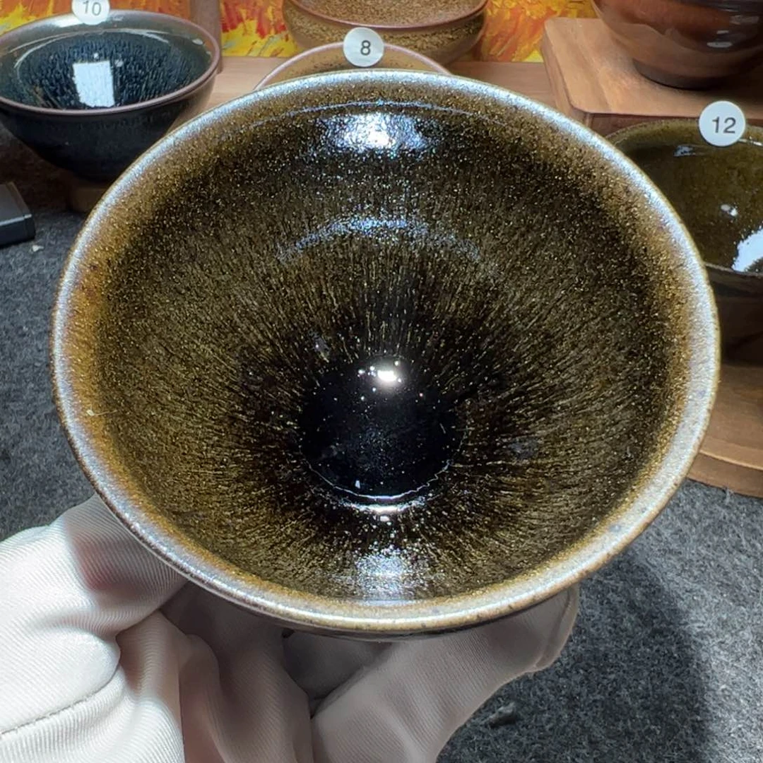 茶盏漫****里宋泽龙窑玉毫