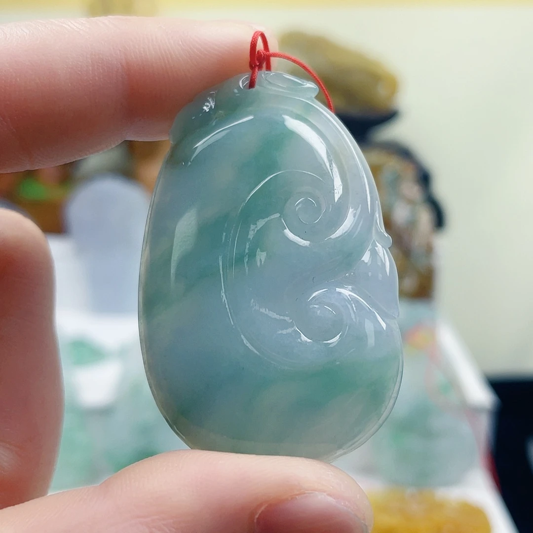 翡翠未镶嵌颈饰2222