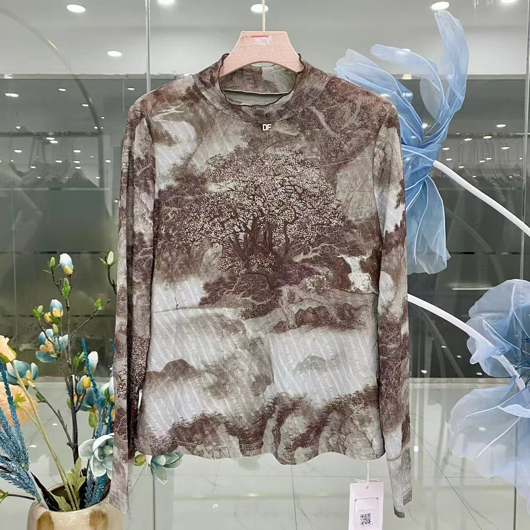 【HX471】时尚减龄百搭休闲女士上衣小衫