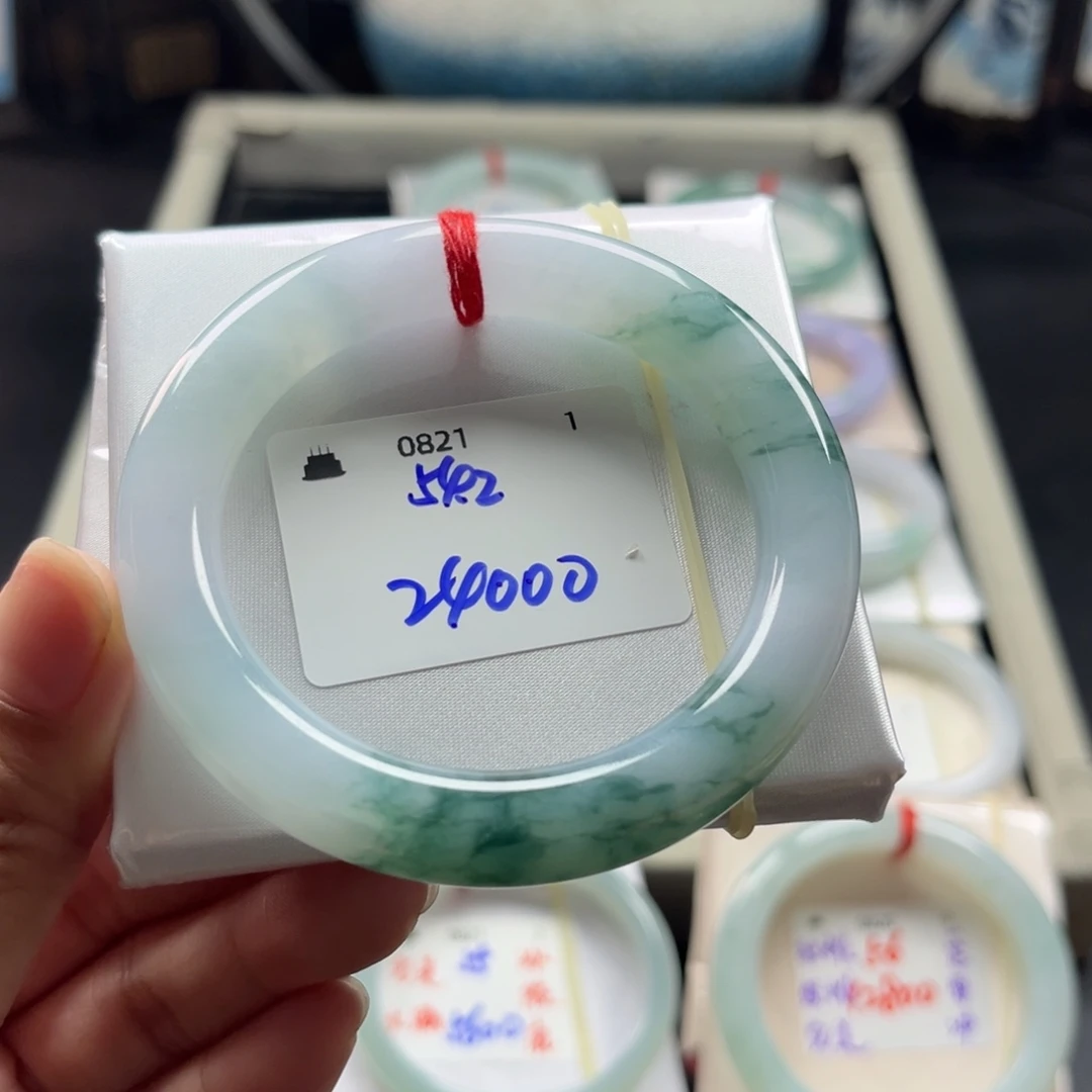 未镶嵌手镯翡翠54圆
