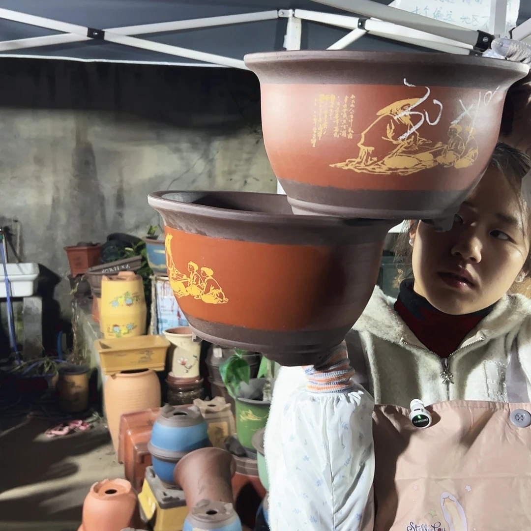 30+30红色孔夫子三角金钟