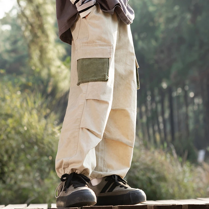 【秋款清仓】男童工装休闲裤春秋款2024新款童装儿童炸街裤子中大童