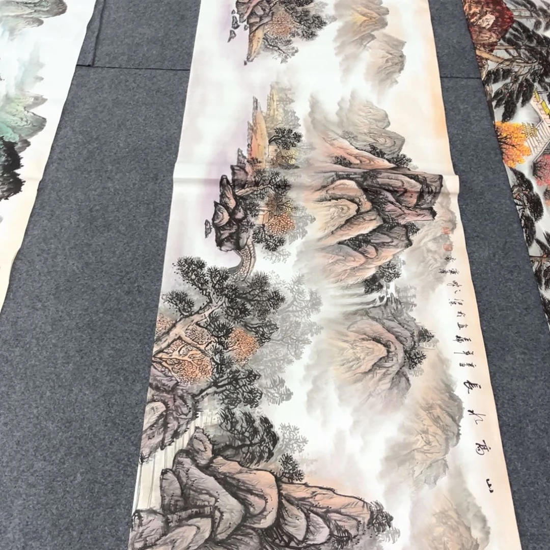 国画国画老师手绘作品