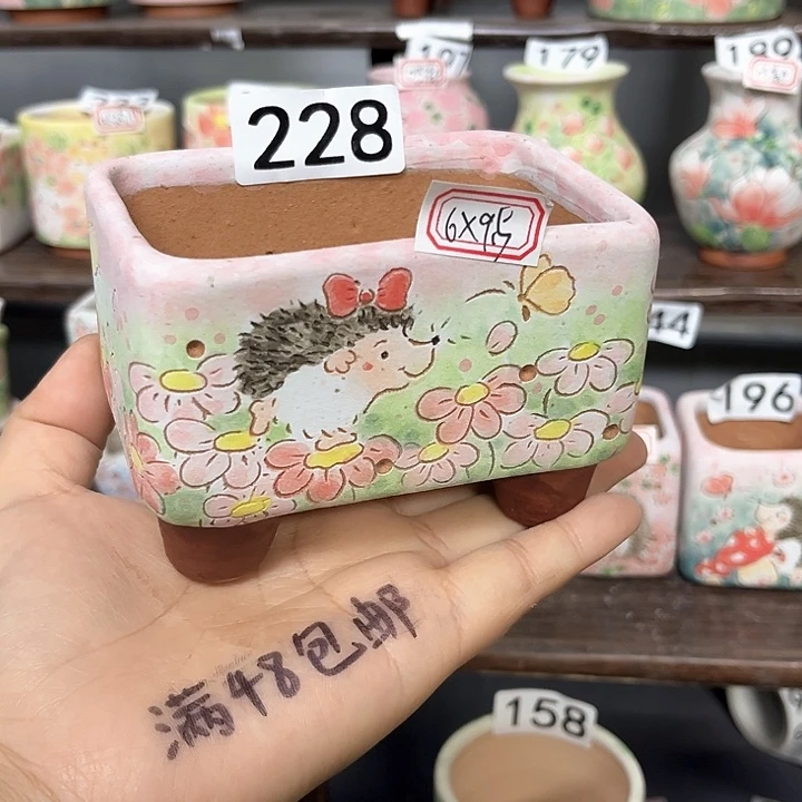 手工制作多肉花盆