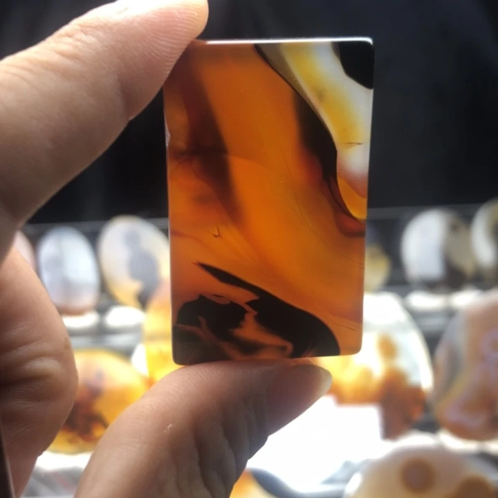 合金玛瑙/玉髓珠宝奇石209有瑕