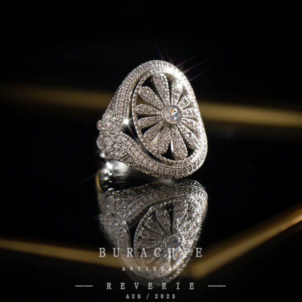 铜合金仿水晶戒指 【6061】周年珍藏英｜经典原标克拉款CrownFrett