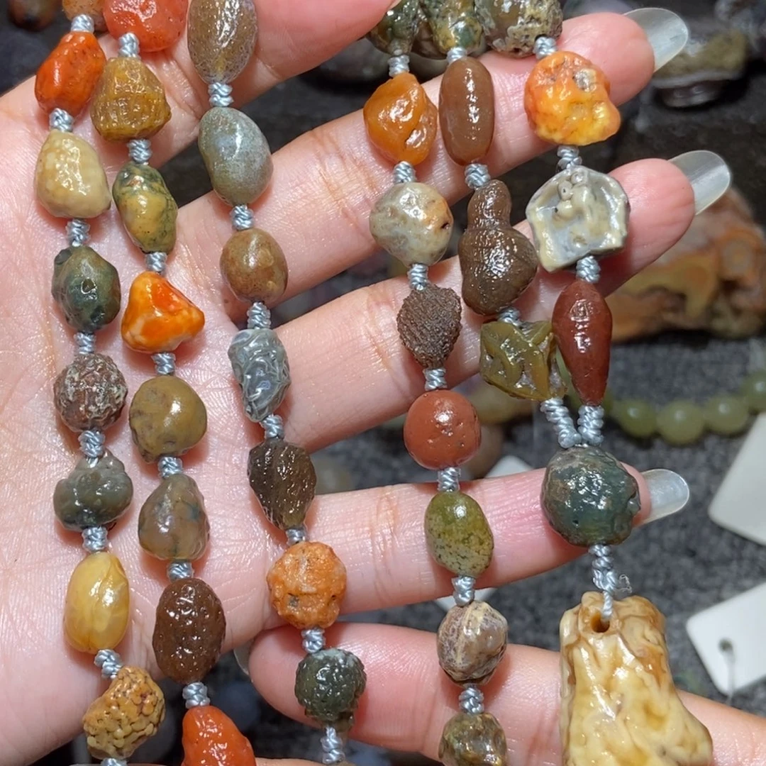 未镶嵌玛瑙/玉髓珠宝半成品