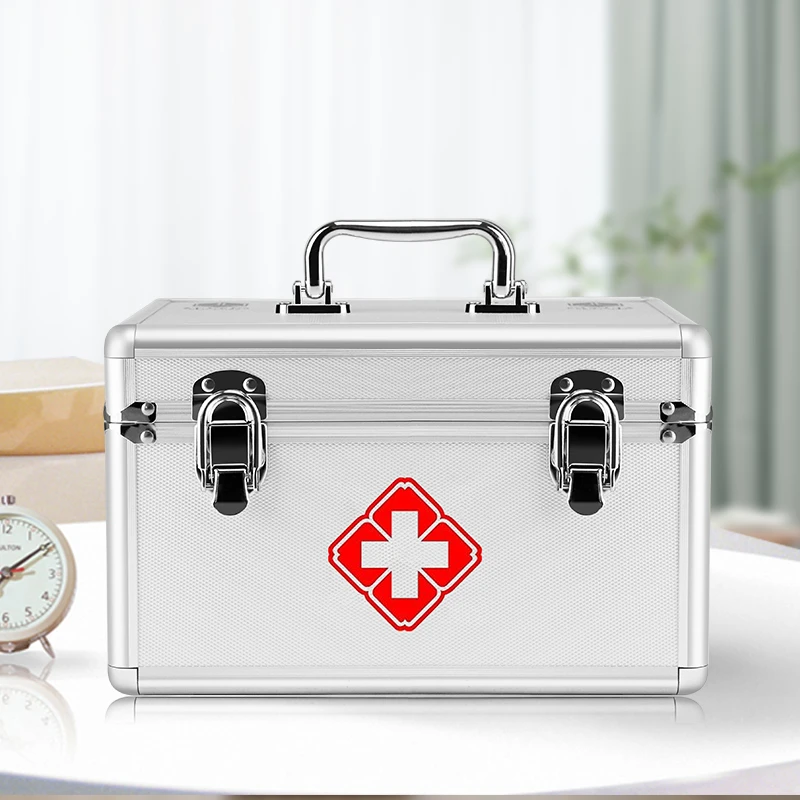 红立方RCB-002急救箱应急箱医药箱储物家庭装特大号整理箱