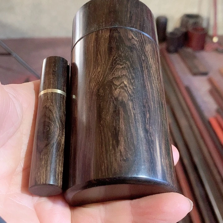 东非黑黄檀（紫光檀）水*萄紫光檀木牙签合