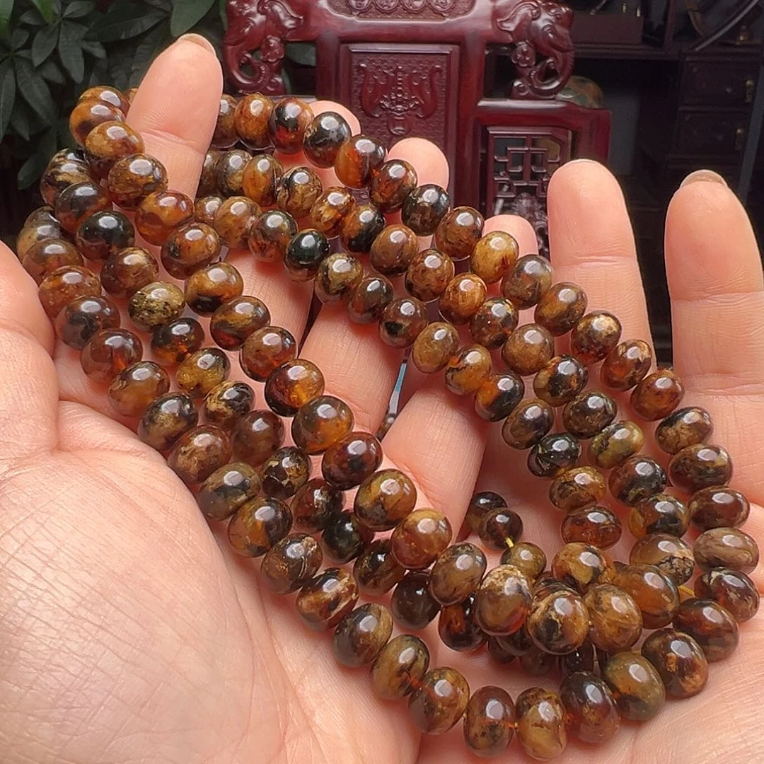 琥珀未镶嵌裸石抚顺琥珀20686八