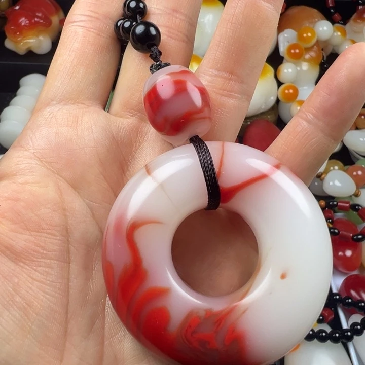 新疆戈壁五彩石金丝