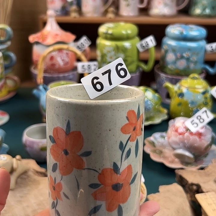 杯景德镇陶瓷手绘作品676