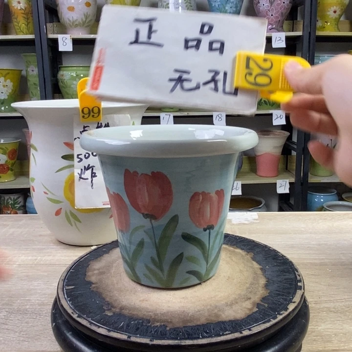 景德镇高温陶瓷花盆