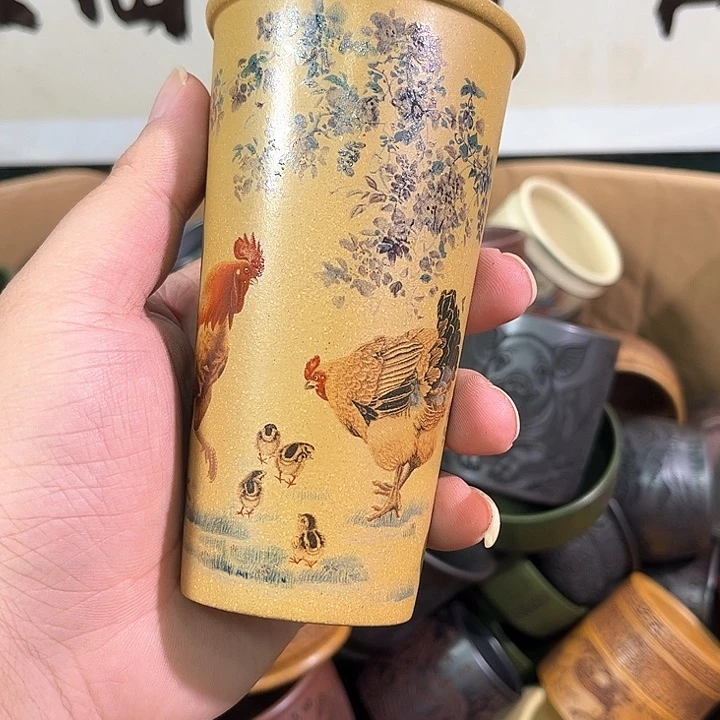 茶杯紫砂全手工紫砂主人杯