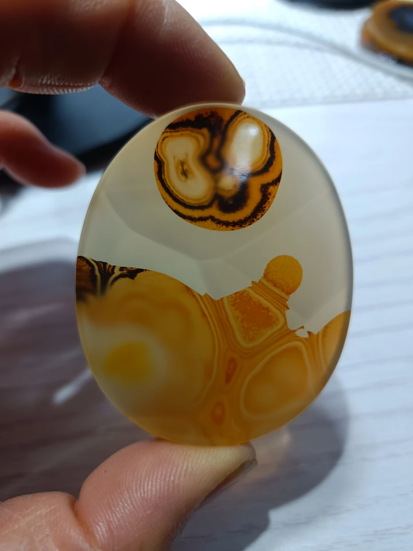 天然玛瑙玉髓意境牌子