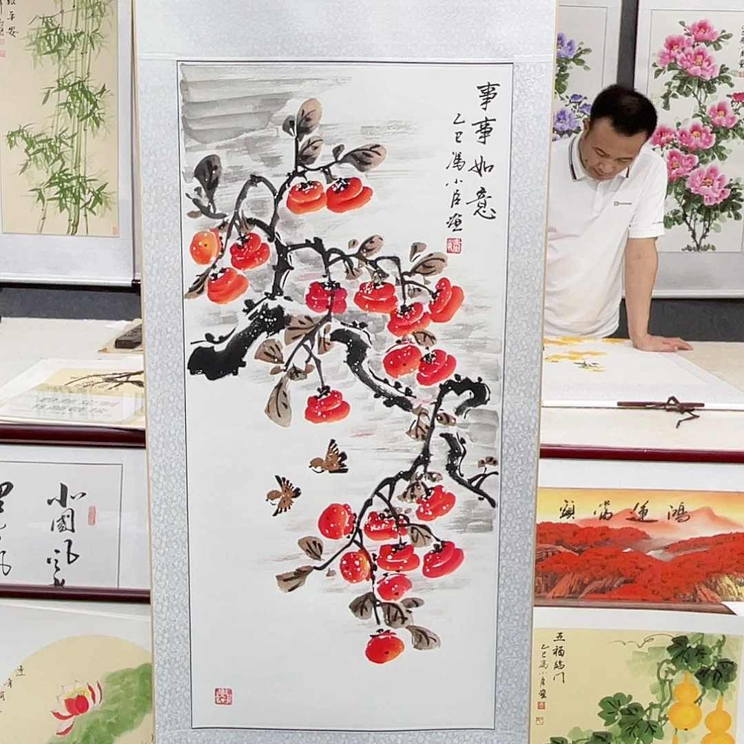 国画顺***缘手绘作品手绘作品