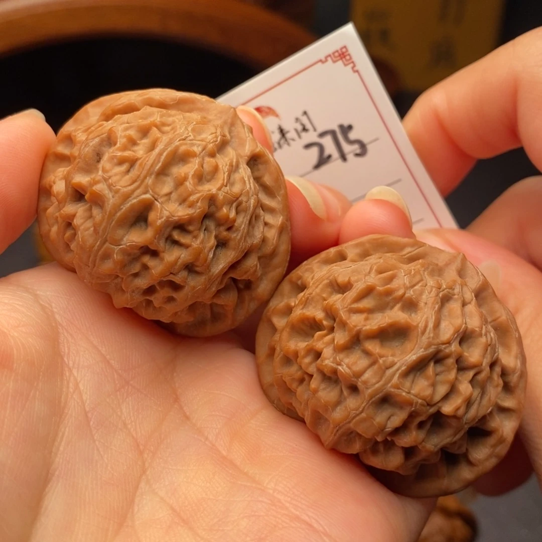 把件文玩核桃275号43全品桃心宫灯