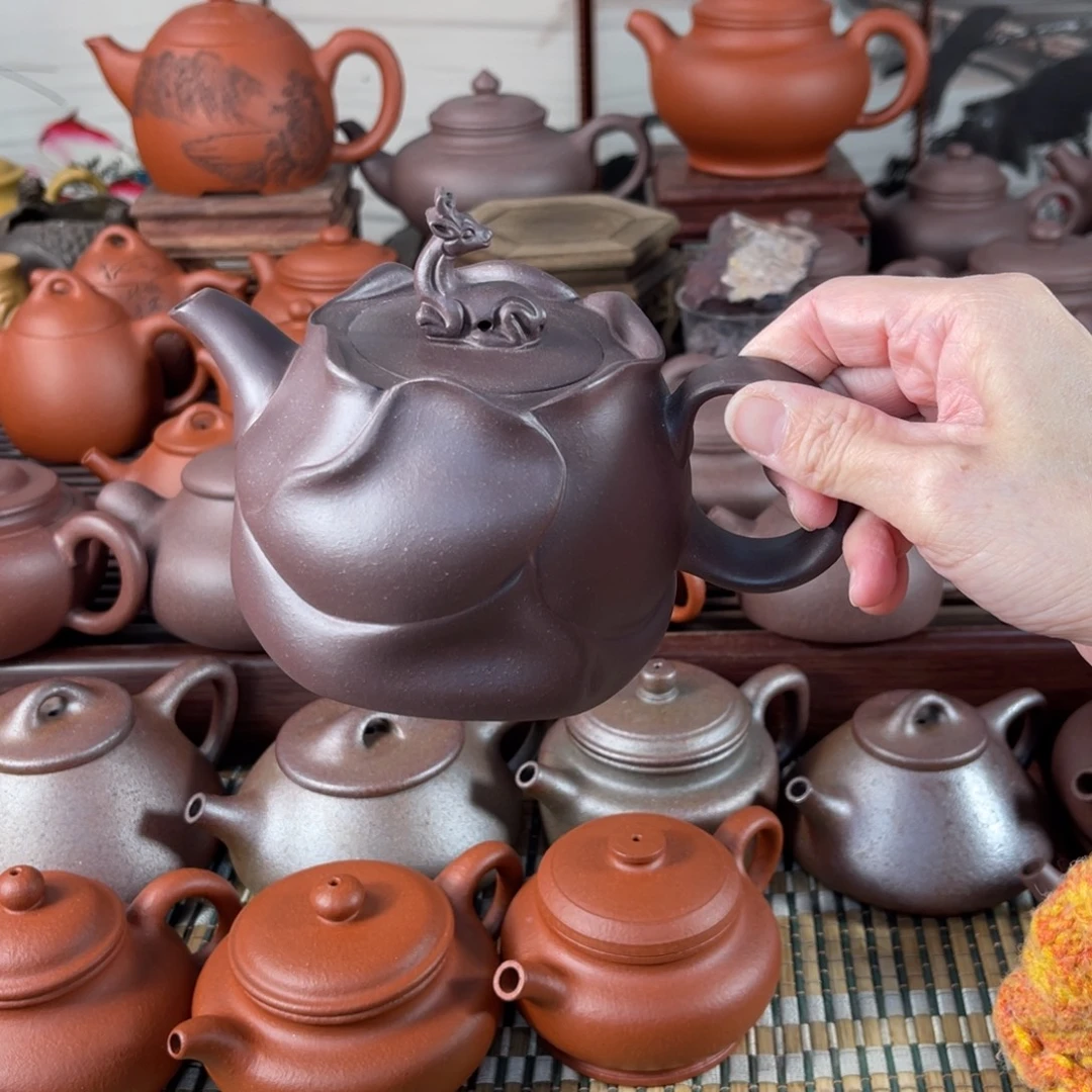 孤***影紫砂茶壶紫砂壶400cc