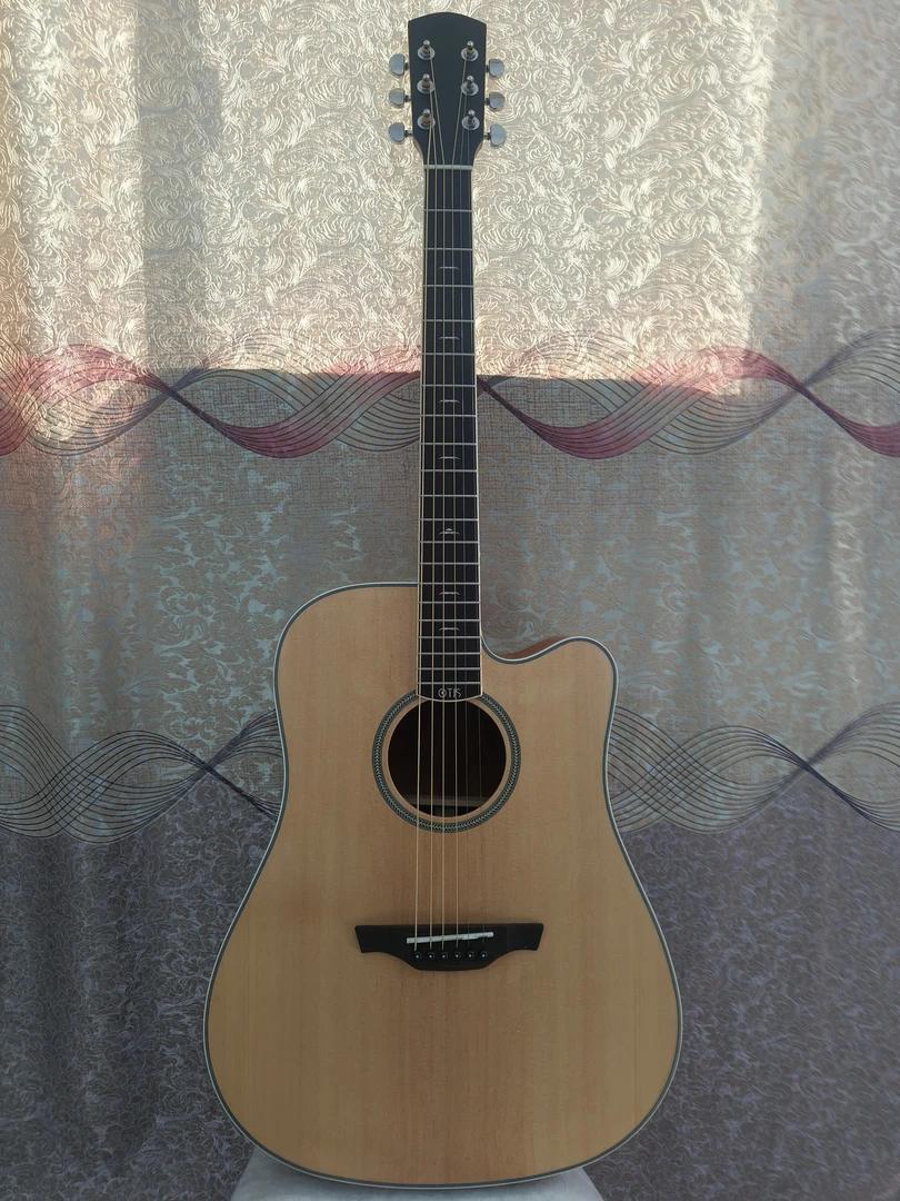 41寸DC桶型民谣吉他。