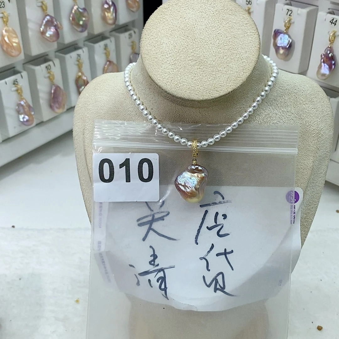 淡水珍珠颈饰合金