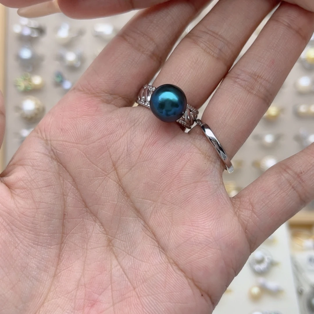 阳***程戒指合金淡水珍珠