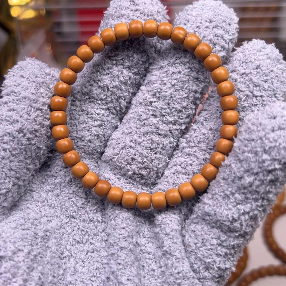 橄榄核吊坠老挝核尖单圈6.0mm